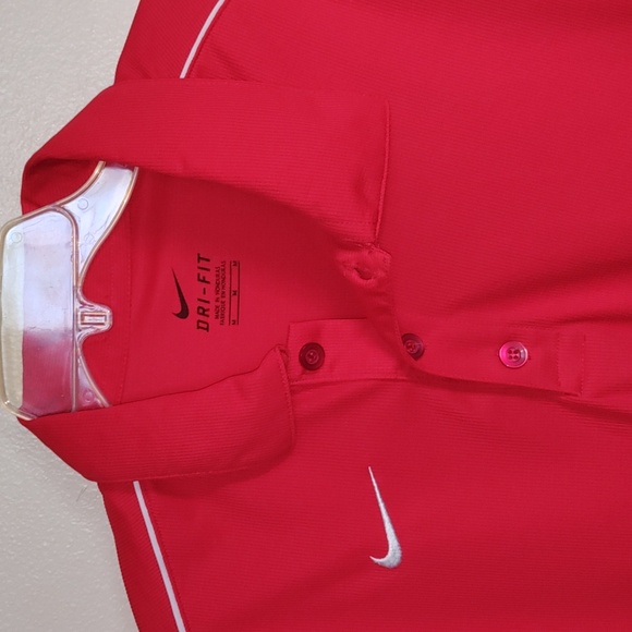 Nike reddish Dri fit polo size medium - Picture 2 of 4